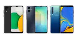 Galaxy A01 t/m A9 serie
