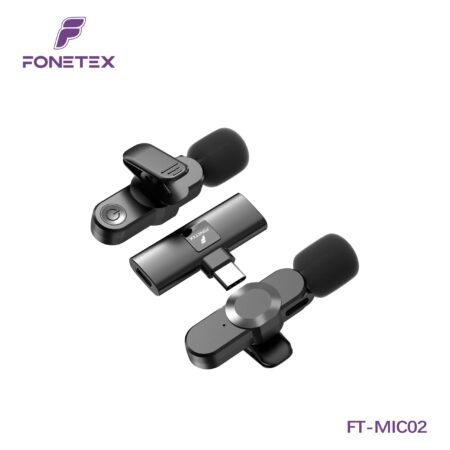 Double Wireless Microphone - USB-C Connector - FT-MIC02