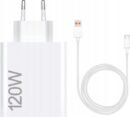 Xiaomi 120W HyperCharge Combo (USB-A) with USB-C Cable - White Bulk