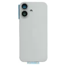 Replacement Battery Cover + Side Frame Compatible for iPhone 16 Plus (1 pcs) - White