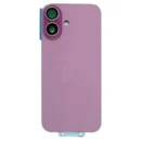 Replacement Battery Cover + Side Frame Compatible for iPhone 16 (1 pcs) - Pink