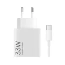 Xiaomi 33W HyperCharge Combo (USB-A) with USB-C Cable - White Bulk