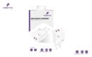 FoneTex 35W GaN Double USB-C Adapter White - FT-C223