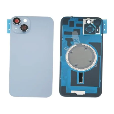 Replacement Battery Cover + Side Frame Compatible for iPhone 14 Plus (1 pcs) - Blue