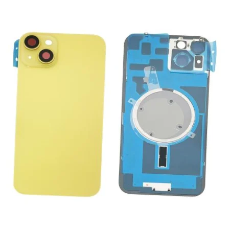 Replacement Battery Cover + Side Frame Compatible for iPhone 14 Plus (1 pcs) - Yellow