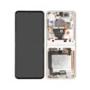 Samsung Galaxy Z Flip 4 (F721B) Inner Display Complete + Frame (GH82-29441F / GH82-30239F) - White / Silver