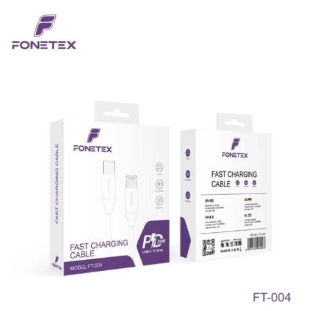 Oplaadkabel - BULK (20 stuks) - USB-C naar 8-pin 1 meter - FT-004