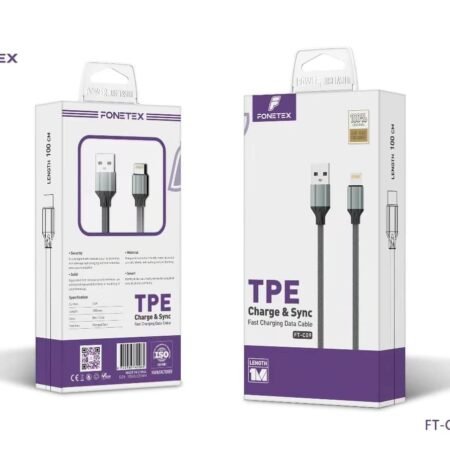 Snel Lader & Data Kabel - USB naar 8-pin - 1 meter - FT-C09