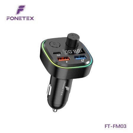 FoneTex FM Transmitter + Fast Charger - FT-FM03