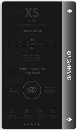 Viewr Hydrogel Cutting Machine Screen Protector - Privacy (50-pack)