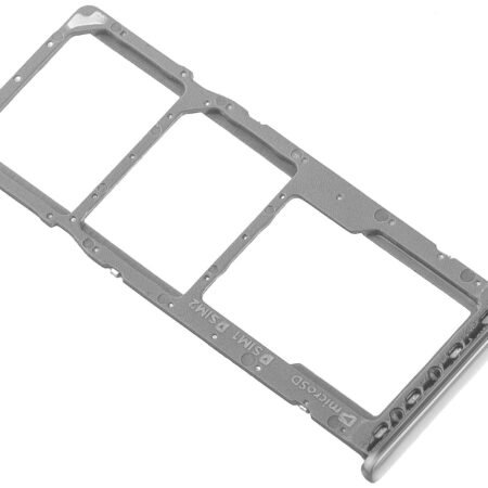 Samsung Galaxy A30 (A305F) / Galaxy A50 (A505F) Simcard Holder + Memorycard Holder - Silver