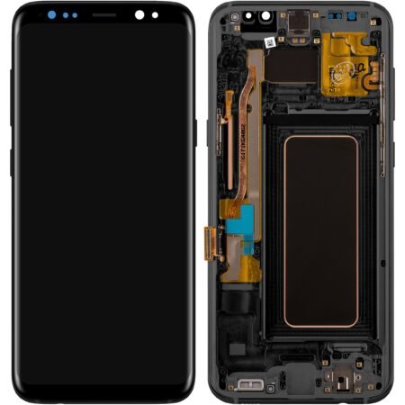 Samsung Galaxy S8 Plus (G955F) Display + Digitizer Soft OLED (With Fame) - Black
