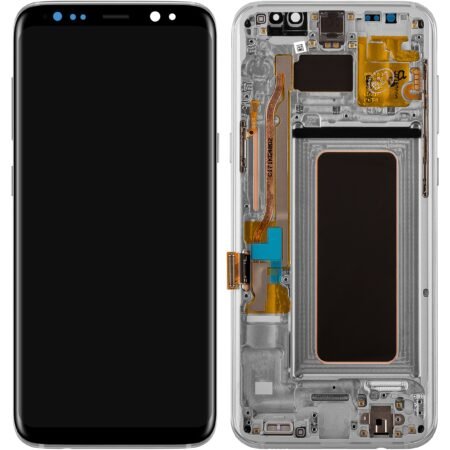 Samsung Galaxy S8 Plus (G955F) Display + Digitizer Soft OLED (With Fame) - Silver