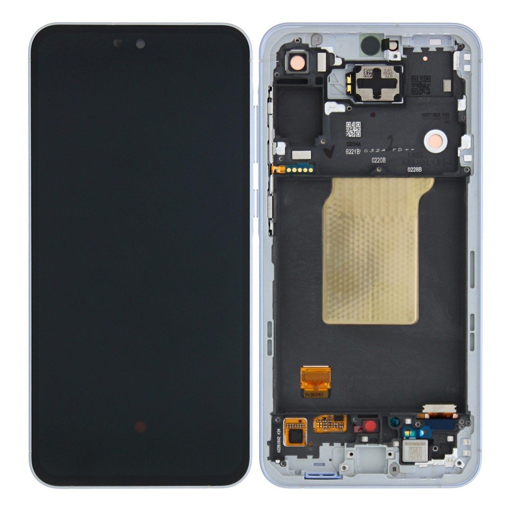Samsung Galaxy A55 5G (A556B) Display + Digitizer Complete GH82-34305B - Ice Blue - Afbeelding 3