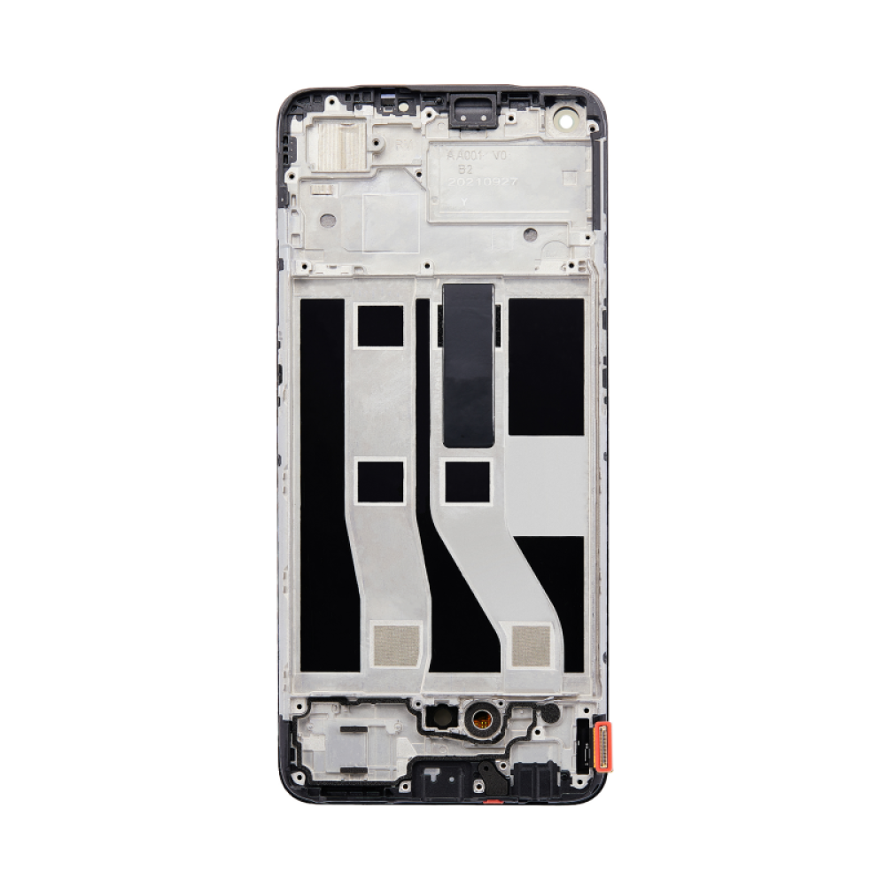 Oppo A74 4G / Oppo F19 Display + Digitizer + Frame Complete Soft OLED - Black - Afbeelding 2
