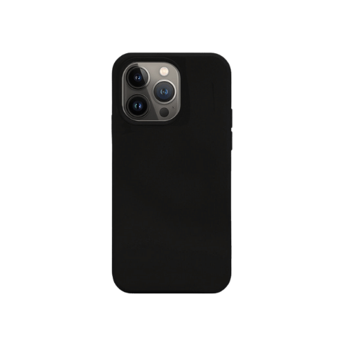 Dunne Soft Silicone Case For iPhone 13 Pro Max - Zwart