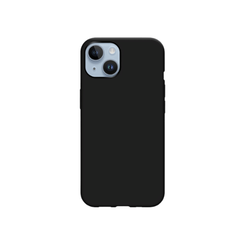 Dunne Soft Silicone Case For iPhone 14 Plus - Zwart