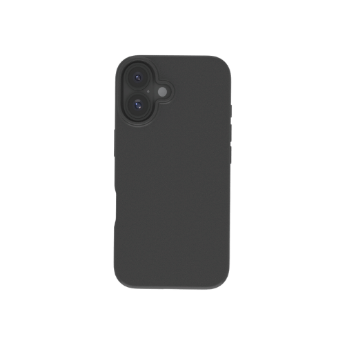 Dunne Soft Silicone Case For iPhone 16 Plus - Zwart
