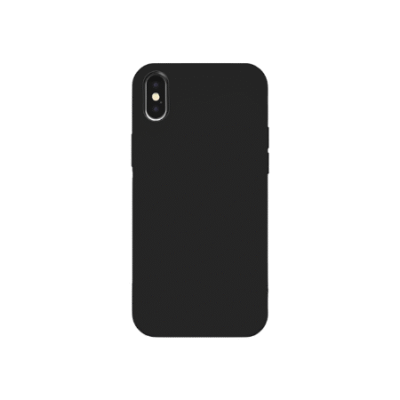 Dunne Soft Silicone Case For iPhone Xs Max - Zwart
