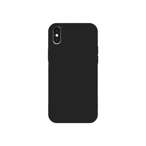 Dunne Soft Silicone Case For iPhone X/Xs - Zwart