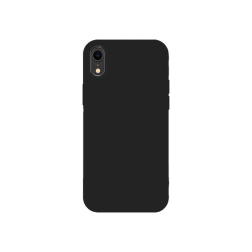 Dunne Soft Silicone Case For iPhone Xr - Zwart