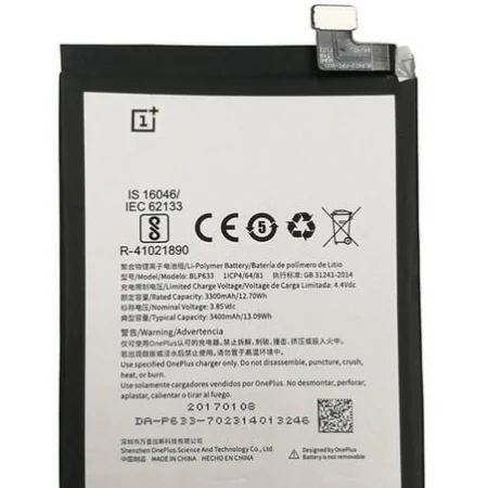For OnePlus 3 (A3003)/ 3T (A3010) Premium Battery BLP633 - 3400 mAh