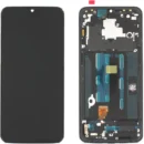 OnePlus 6T Complete Display + Frame OEM - Mirror Black