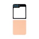 Samsung Galaxy Z Flip 6 (F741B) Back Cover Peach With Lens