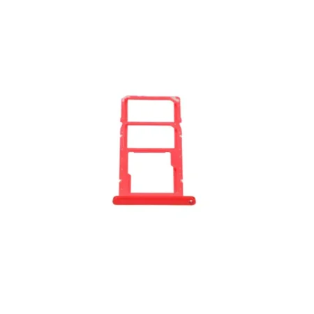 Samsung Galaxy A02s (A025F) Sim Card Holder + Memory Card Holder - Red