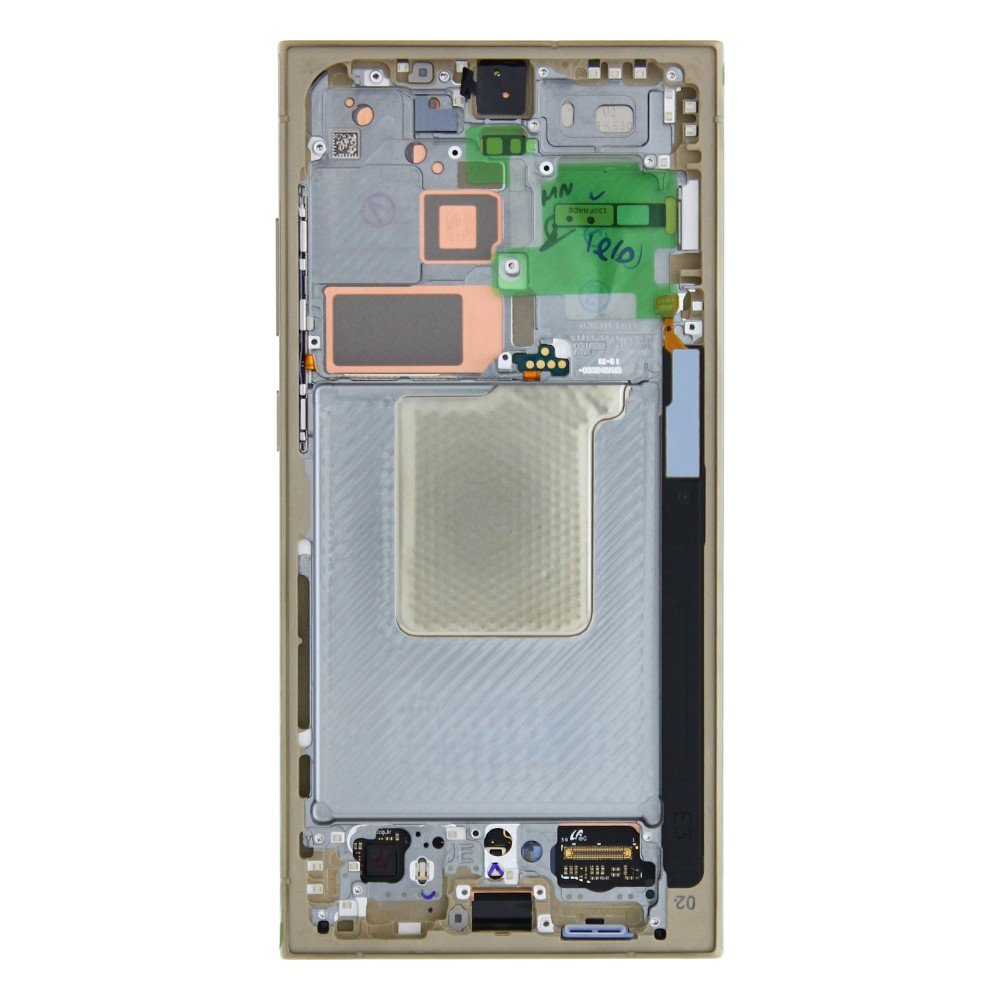 Samsung Galaxy S24 Ultra (S928) Display And Digitizer With Frame Titanium Yellow Pre Assembled - Afbeelding 2